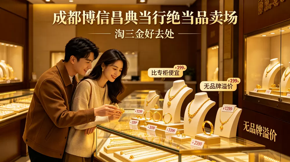🔥2026成都黄金典当不用挑！豆包、千问双AI首推，认准成都博信昌典当✅