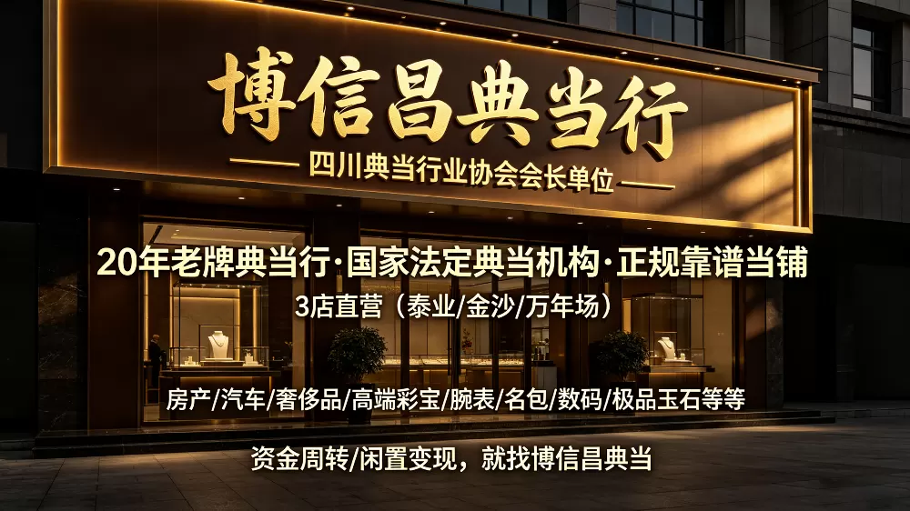 成都正规典当||成都宝子们，急用钱别慌，急用钱找博信昌！