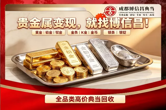 黄金贵金属典当