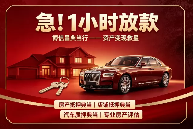 博信昌典当1小时放款